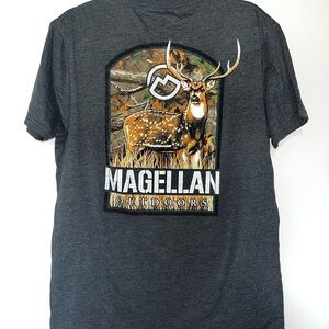 Magellan Outdoors Gray Graphic T-Shirt